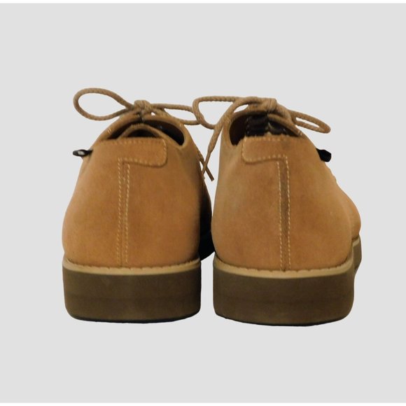 G H Bass Mens Shoes Suede Leather Oxford Ties Tan 10M - Picture 7 of 13